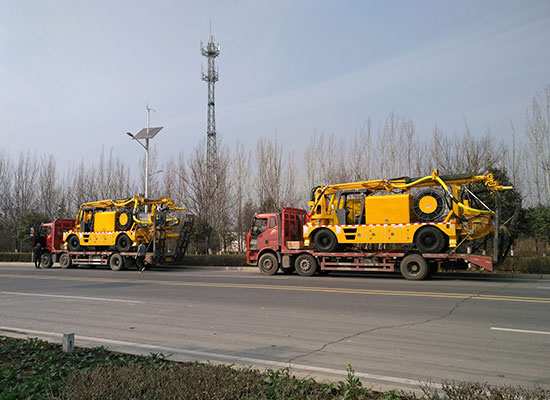 GHSP3016混凝土濕噴臺(tái)車(chē)發(fā)貨現(xiàn)場(chǎng)