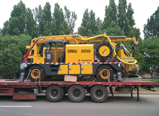 GHSP3016混凝土濕噴臺(tái)車(chē)發(fā)貨現(xiàn)場(chǎng)